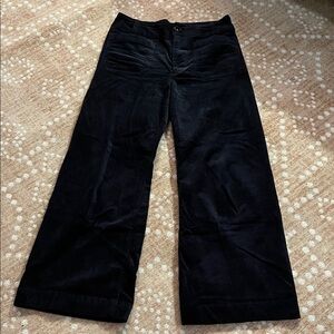 ANTHROPOLOGIE MAEVE COLETTE DARK BLUE CORDUROY PANT 27P
